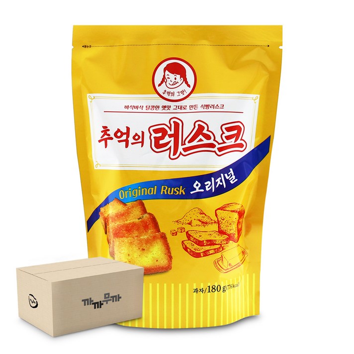 더더 추억의 러스크 오리지널 180g (1박스-10개)