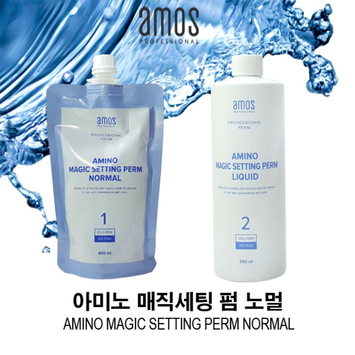 아미노 매직셋팅펌 노멀 400ml+500ml 일반모용