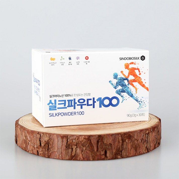 스윗레인 실크파우다100 실크아미노산 실크펩타이드, 30포, 3g