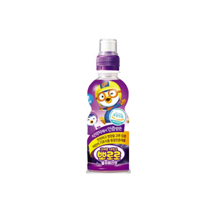 뽀로로 귀여운 내친구 어린이 음료 235 ml 235ml, 블루베리맛, 48개