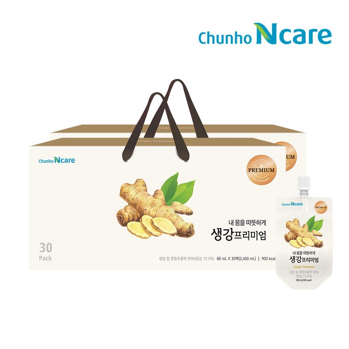 천호엔케어 내 몸을 따뜻하게 생강 프리미엄, 60개, 80ml