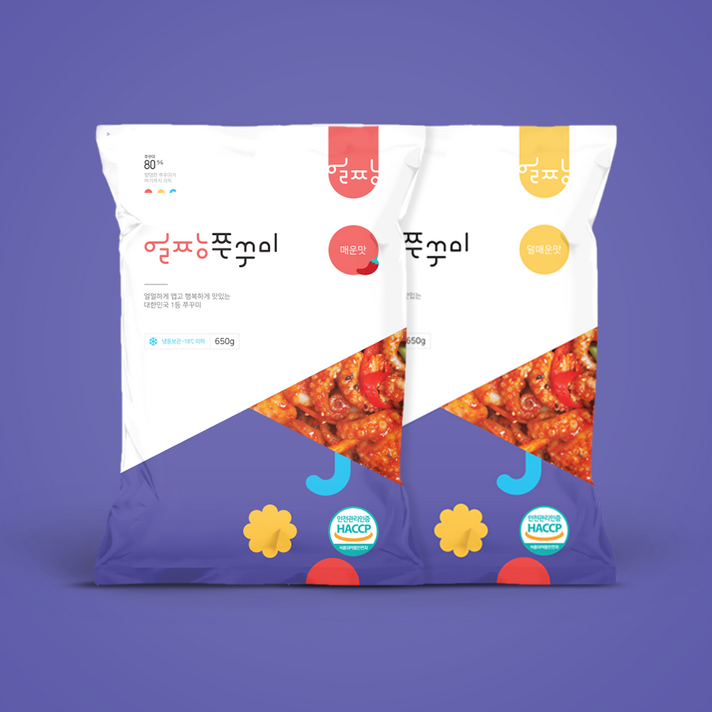 얼짱양념쭈꾸미 덜매운맛, 10팩