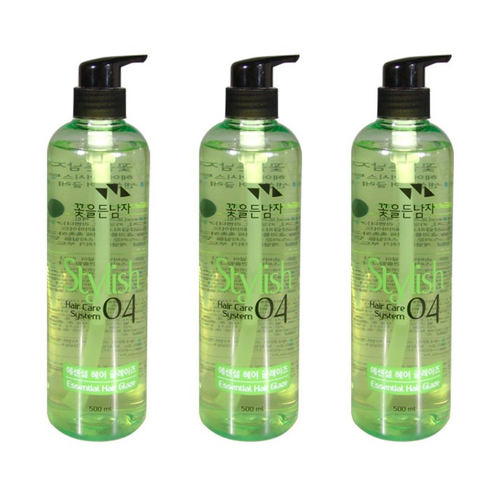 꽃을든남자 헤어케어 시스템 에센셜 헤어 글레이즈, 3개, 500ml