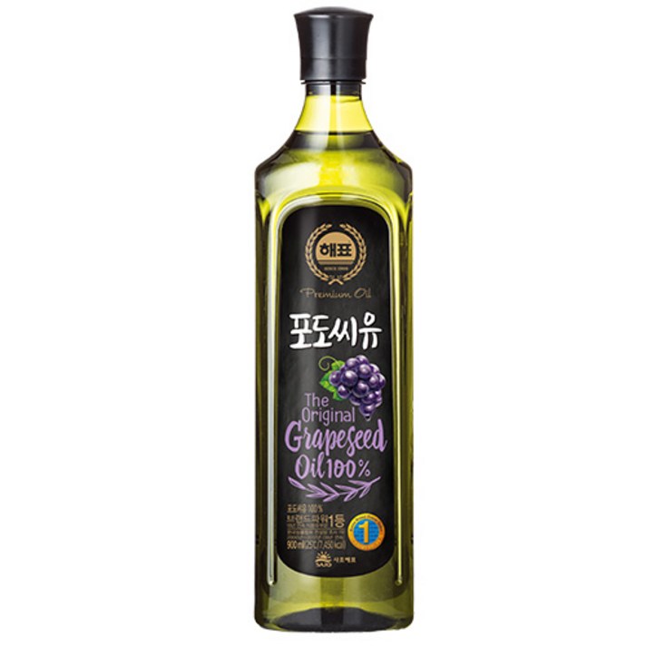 해표 포도씨유, 900ml, 4개