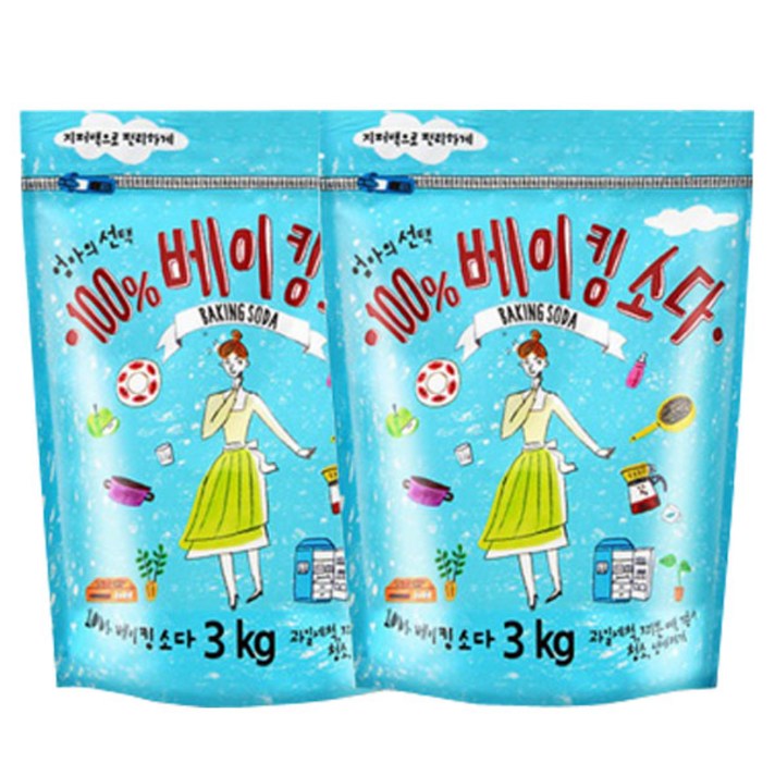 엄마의선택 베이킹소다, 3kg, 2개