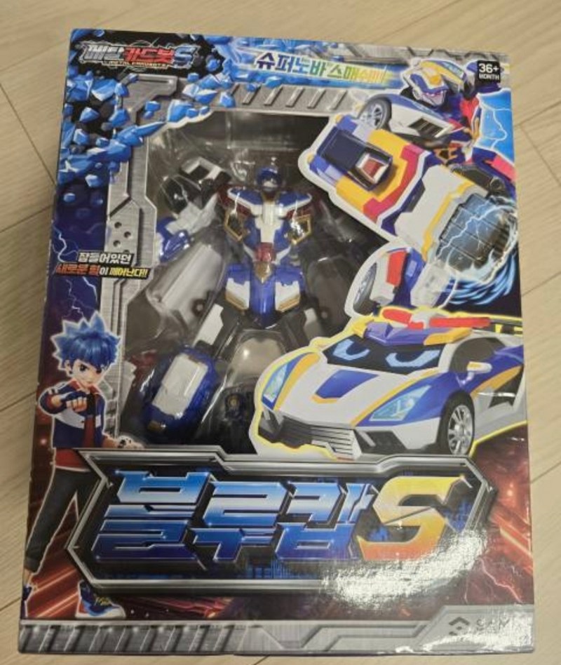 메탈카드봇 S 블루캅S, 혼합색상, 1개