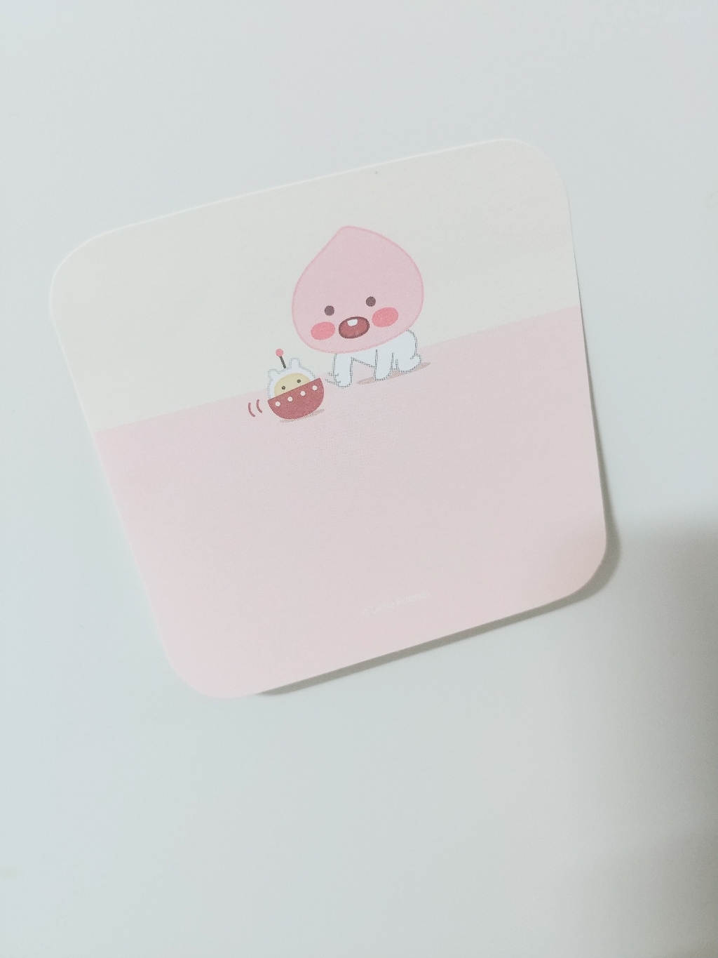 카카오프렌즈 리틀프렌즈 라운드 점착메모지