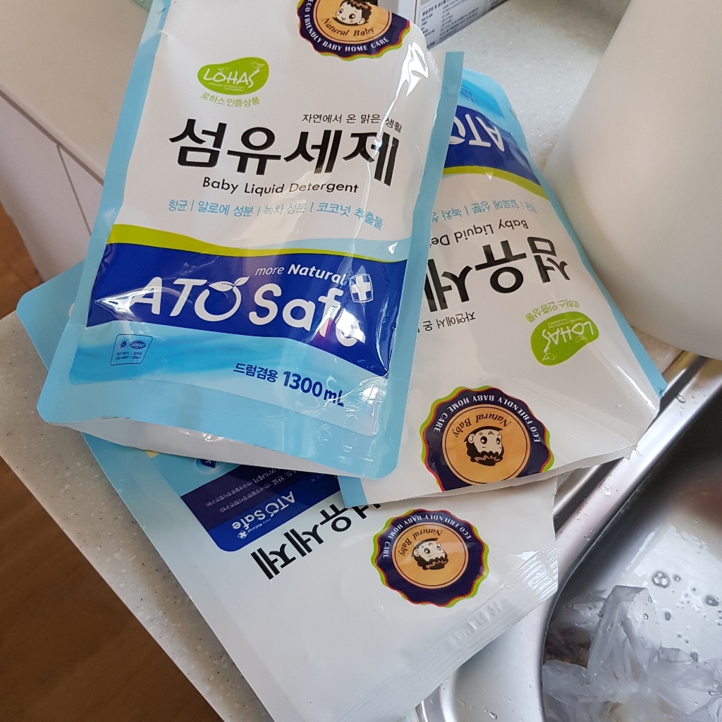 아토세이프 로하스 유아용 섬유세제 1