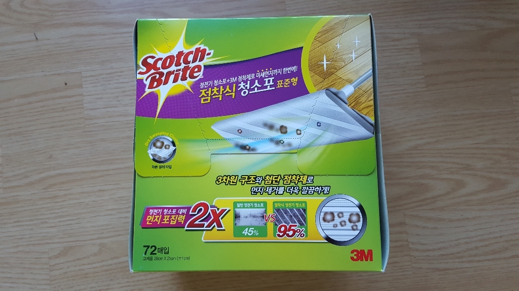 스카치브라이트 점착식 청소포 표준형 청소포/교체형걸레