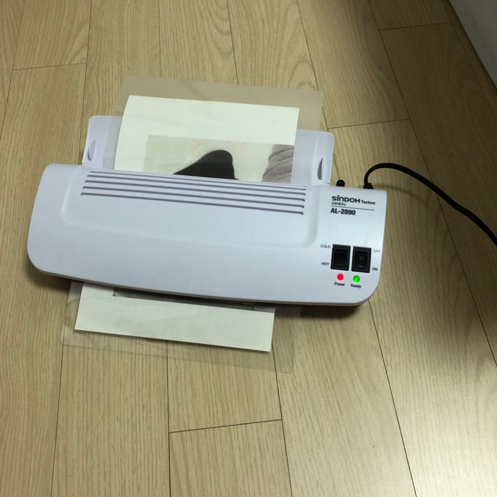 오픽솔루션 가정용 코팅기 A-2890 코팅필름 50매
