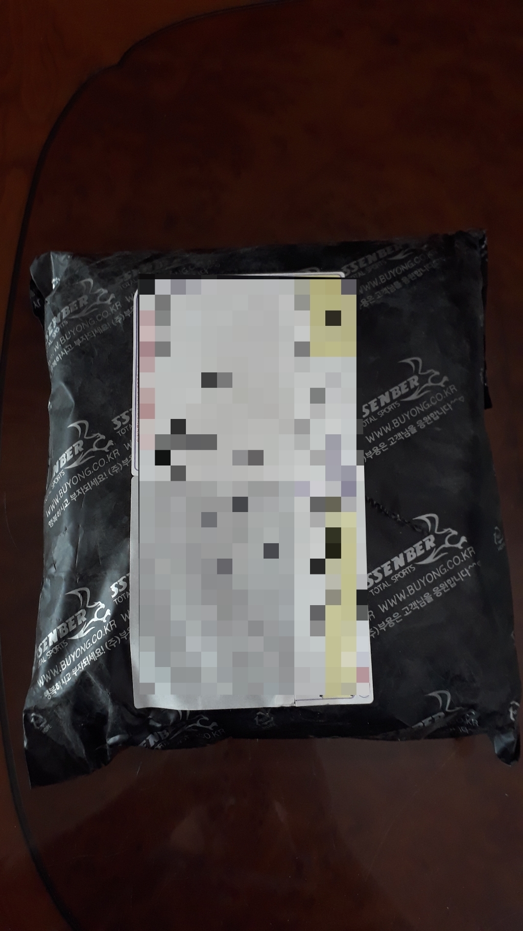 부용 일자주머니 앞치마 끈타입