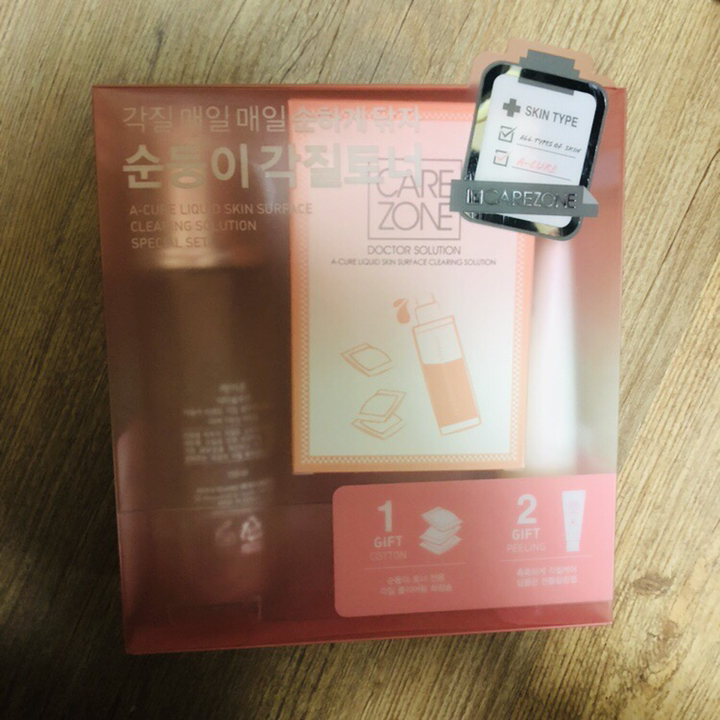 케어존 닥터솔루션 아큐어 각질 클리어링 솔루션 기획
