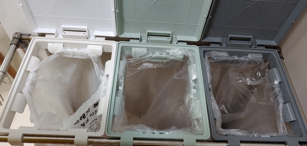 리빙해피 클링 분리수거함 분리수거함 전용스티커