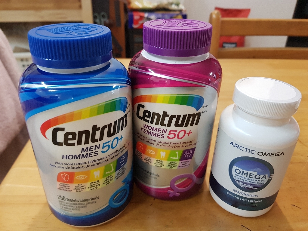 CENTRU 센트룸 50실버맨&실버우먼 250정 멀티 종합비타민-2병