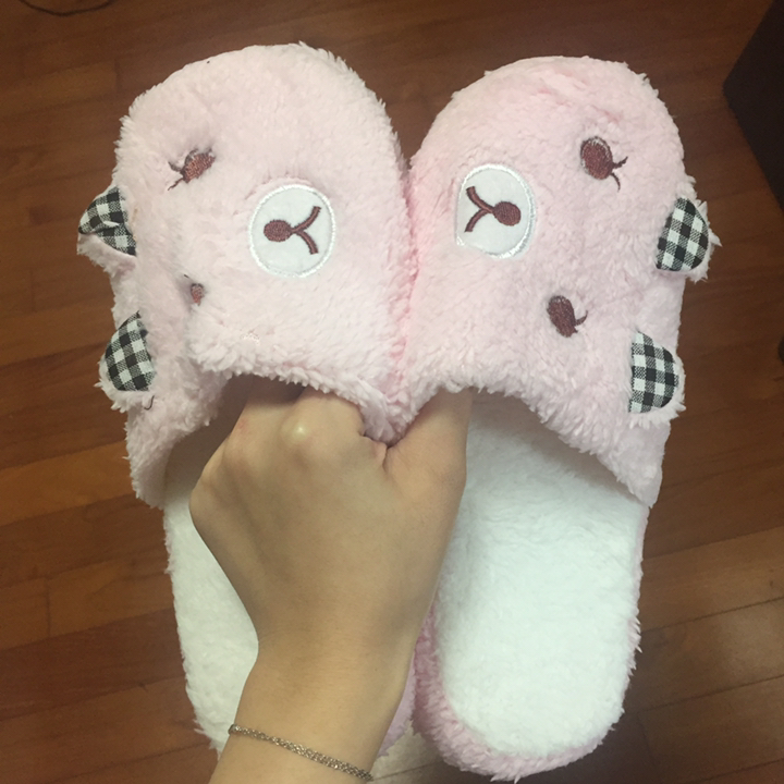 마켓감성 소프트 애니멀 방한 실내화