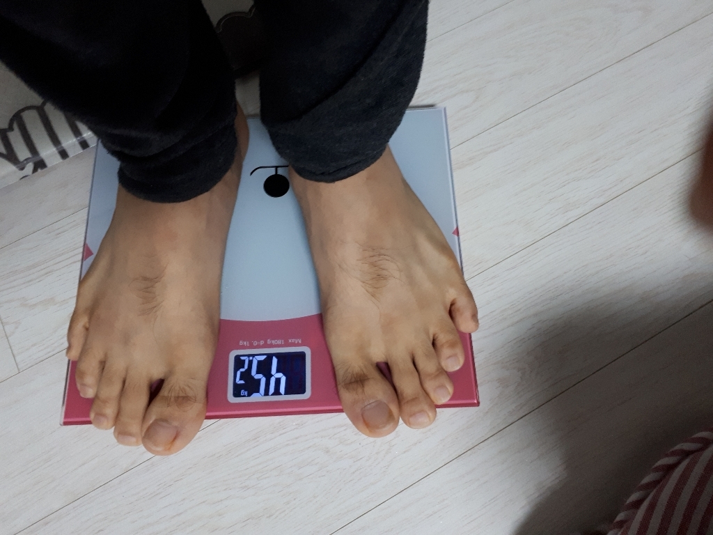 리빙듀오 귀여운 체중계