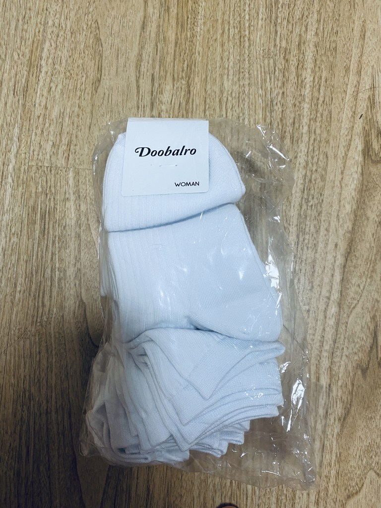 두발로 여성용 프리미엄 골지 중목양말 8켤레