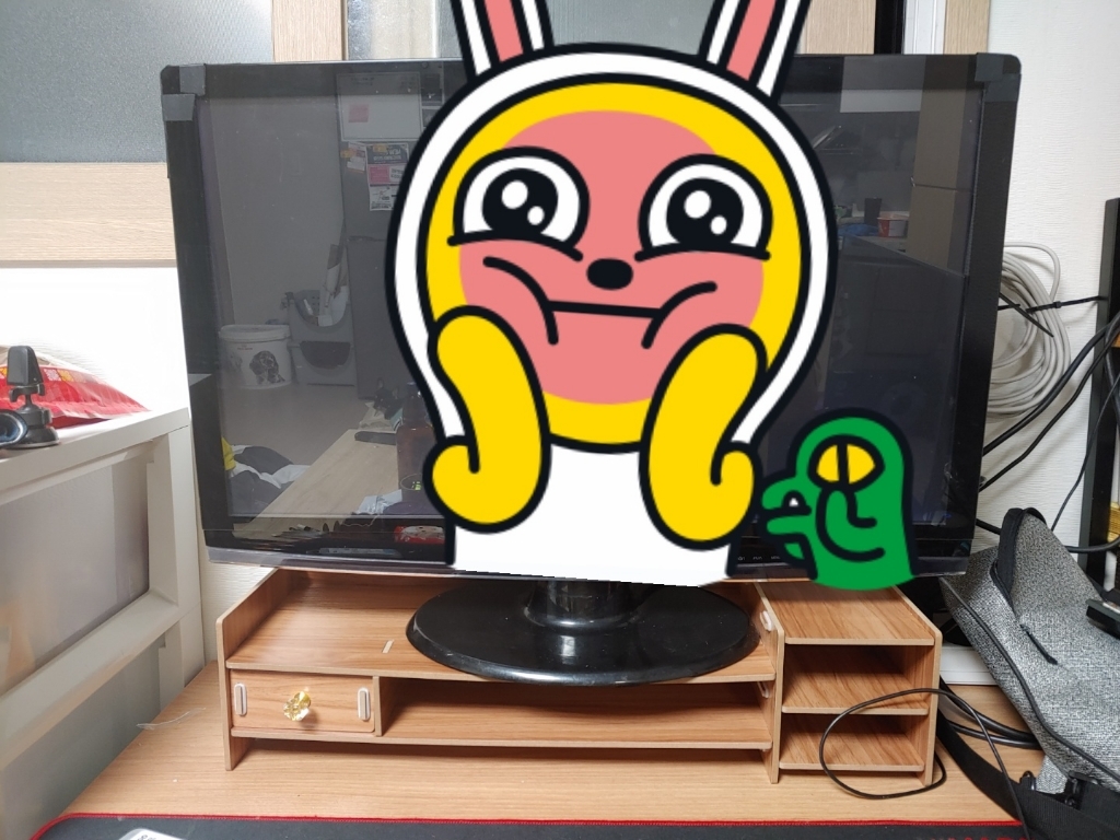 Tree 멀티 수납 모니터 받침대 리뷰후기