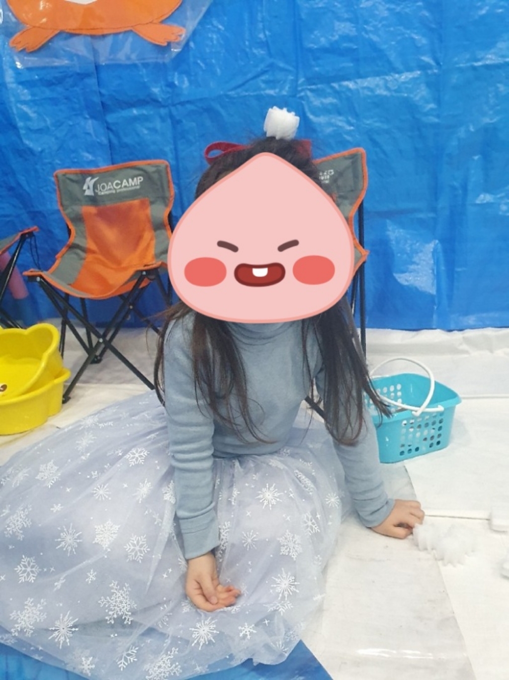 여아용 왕국 스커트 벨로아 티셔츠 리뷰 후기