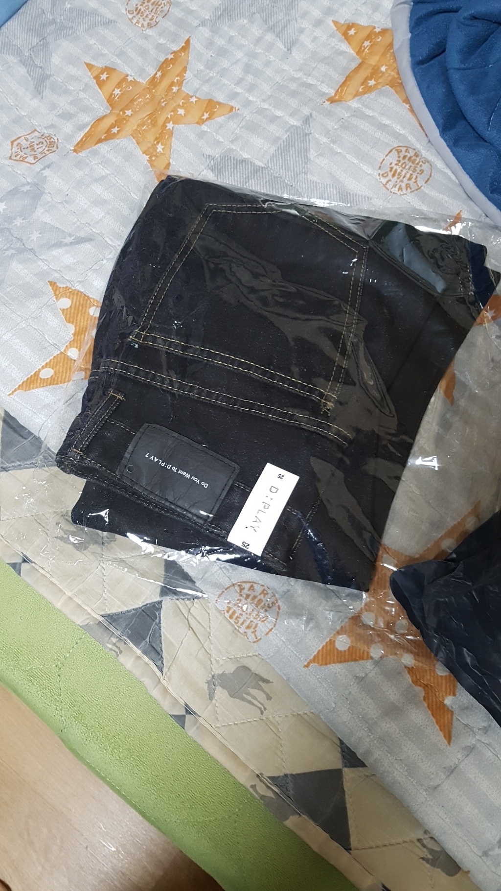 이블린샵 흑청 세미와이드 데님 팬츠 리뷰후기