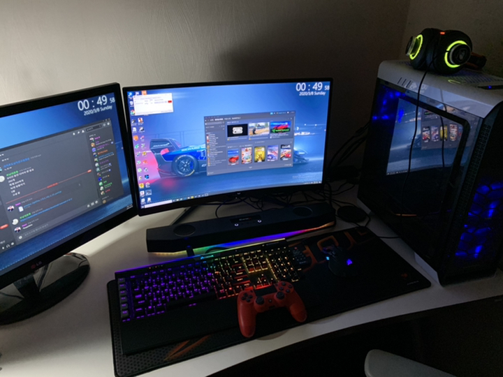크리에이티브 KATANA RGB 블라스터 사운드 바 리뷰후기