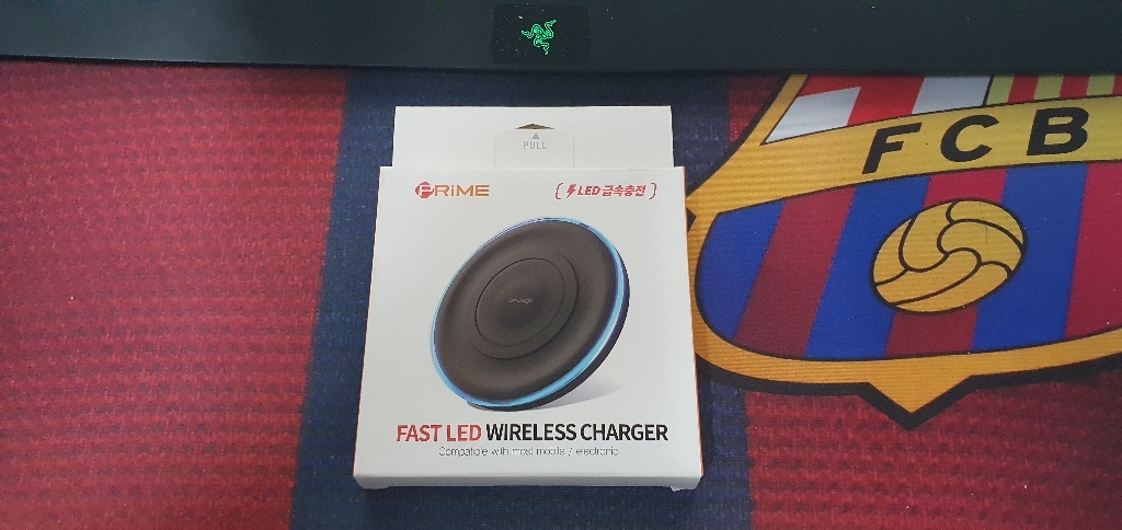 프라임 급속 9V 10W LED 무선충전패드 리뷰후기