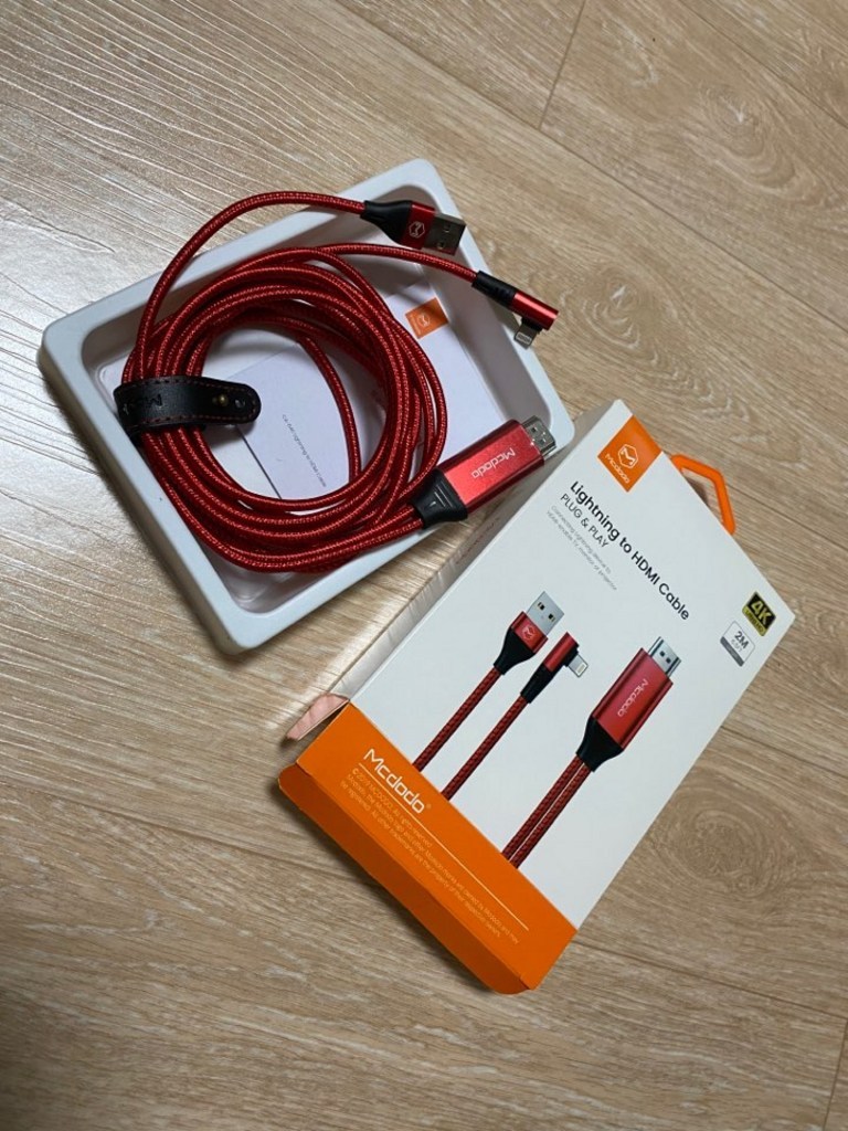 맥도도 라이트닝 to HDMI 미러링 케이블 리뷰후기