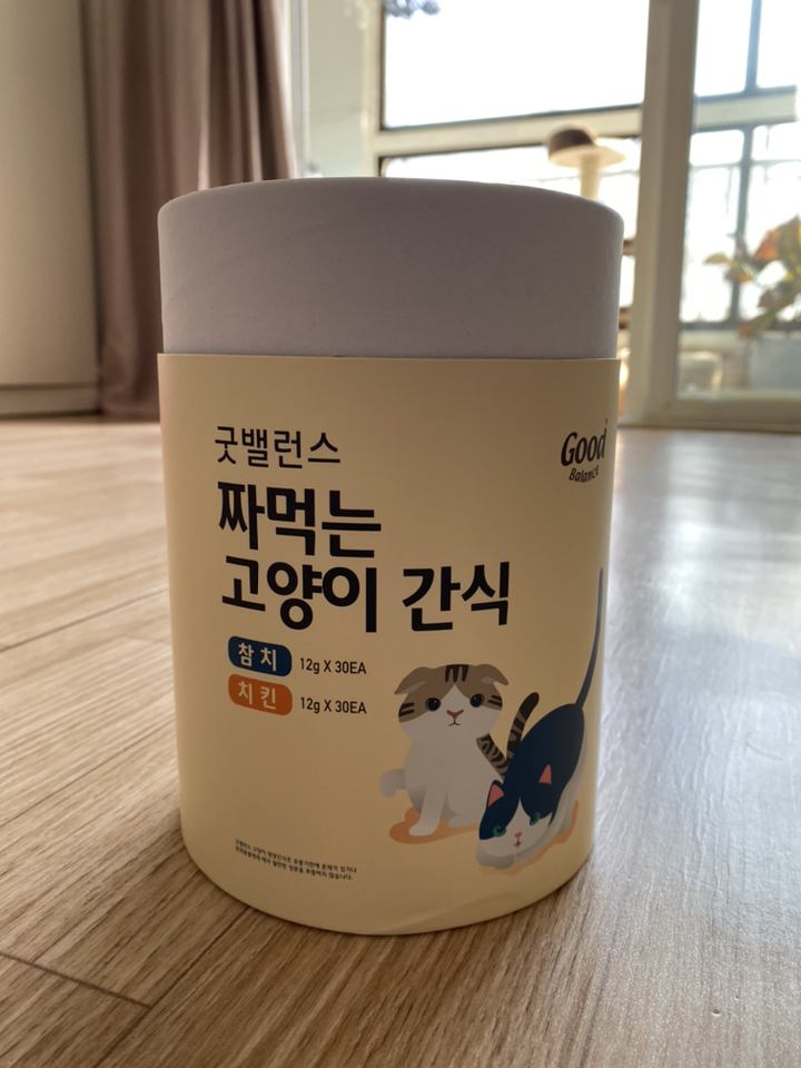 굿밸런스 짜먹는 고양이 간식 리뷰후기