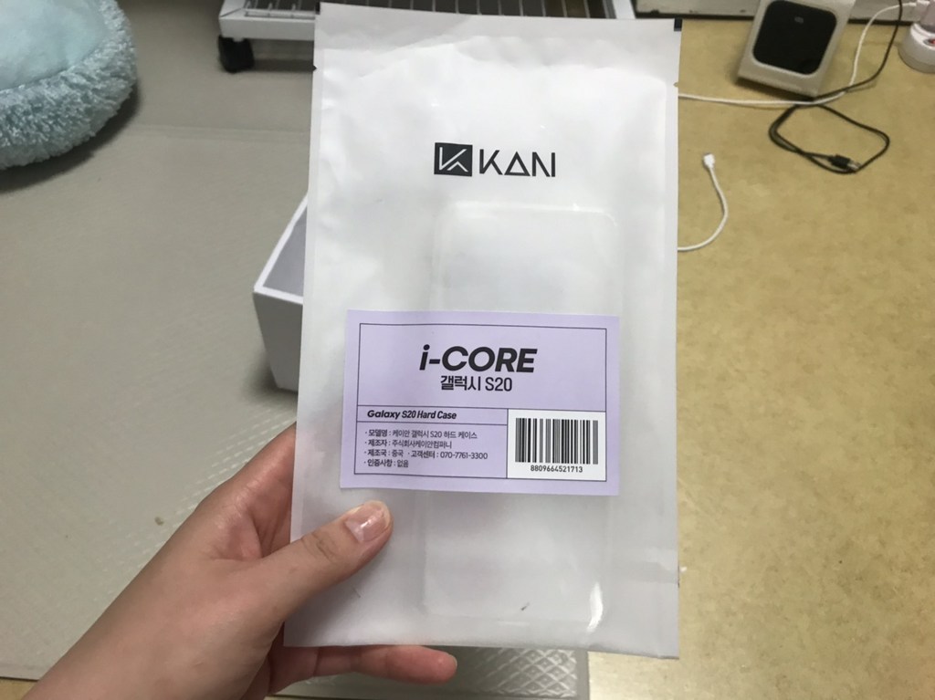 케이안 아이코어 투명 하드 휴대폰 케이스