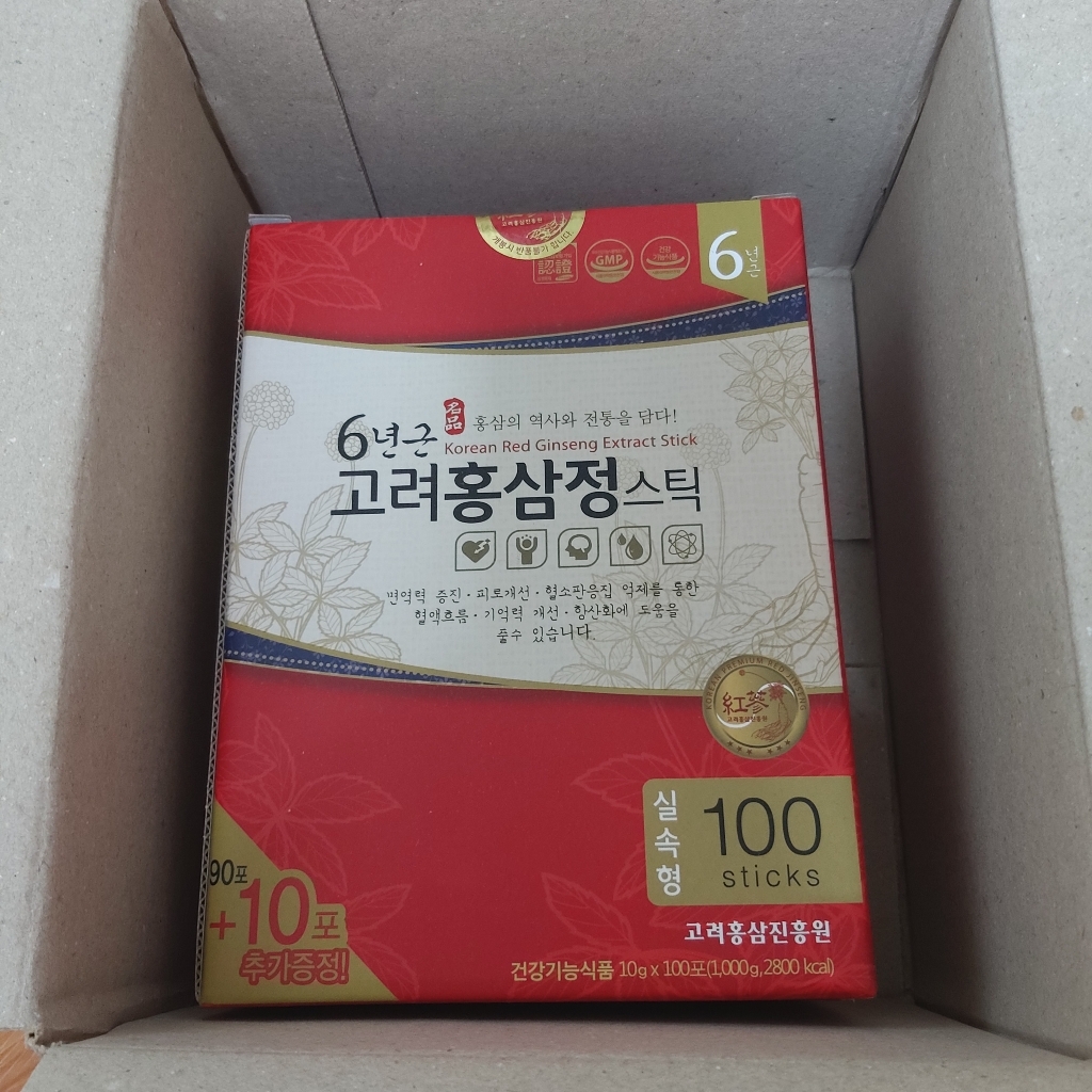 고려홍삼진흥원 6년근 고려홍삼정 스틱 타워형 리뷰 후기