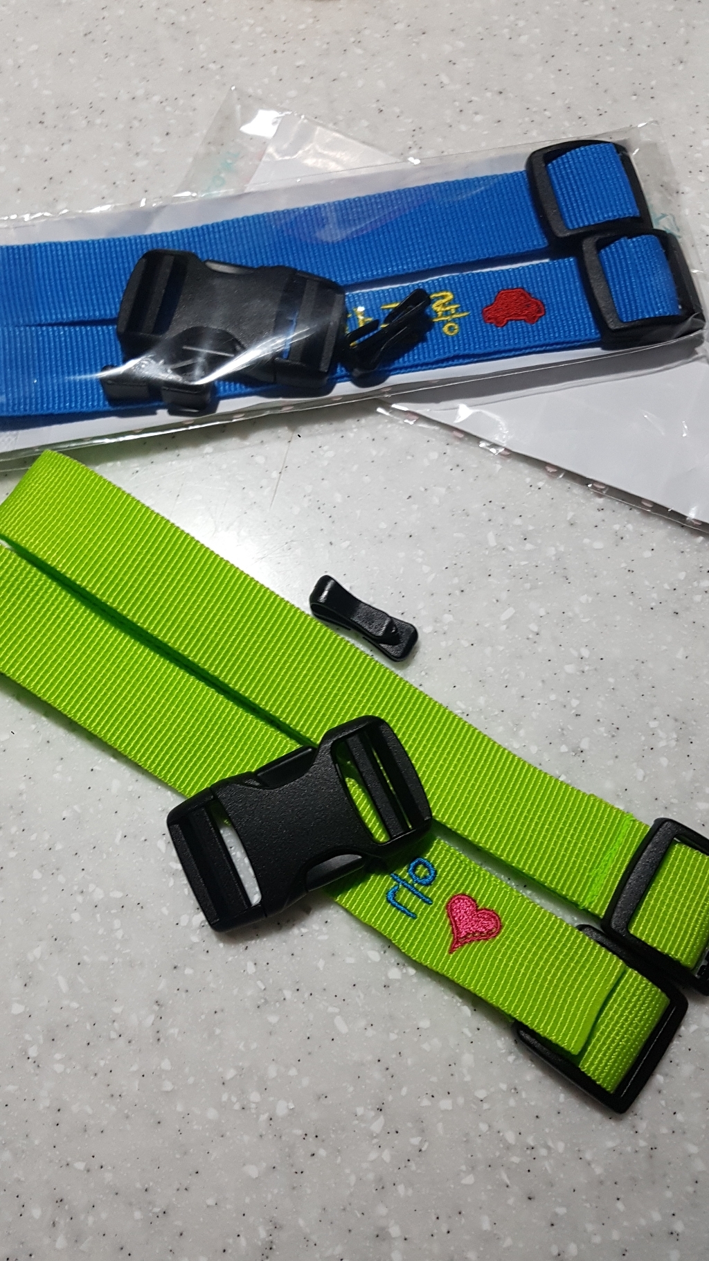 모닝랜드 네임자수 어린이집가방 버클스트랩