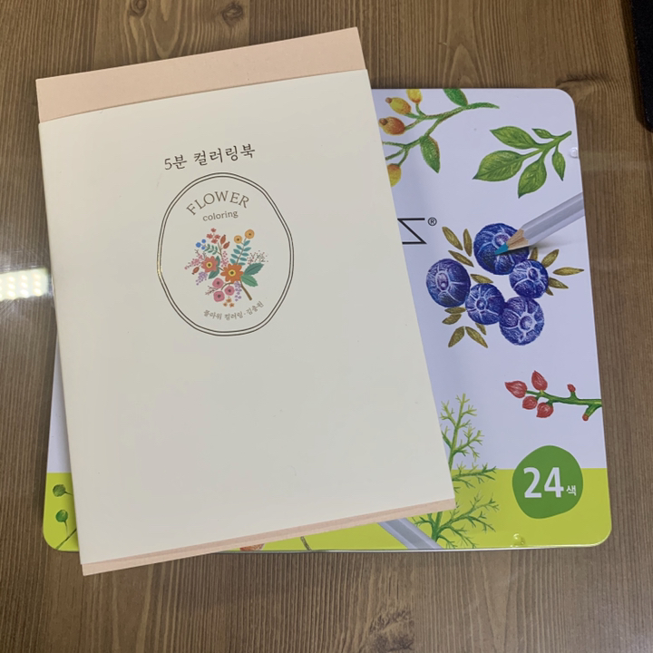 5분 컬러링북: 플라워 컬러링