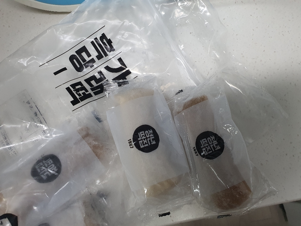 청년떡집 흑당가래떡 (냉동) 리뷰 후기