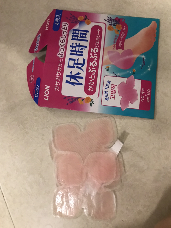 휴족시간 보들보들 발뒤꿈치 시트 리뷰후기