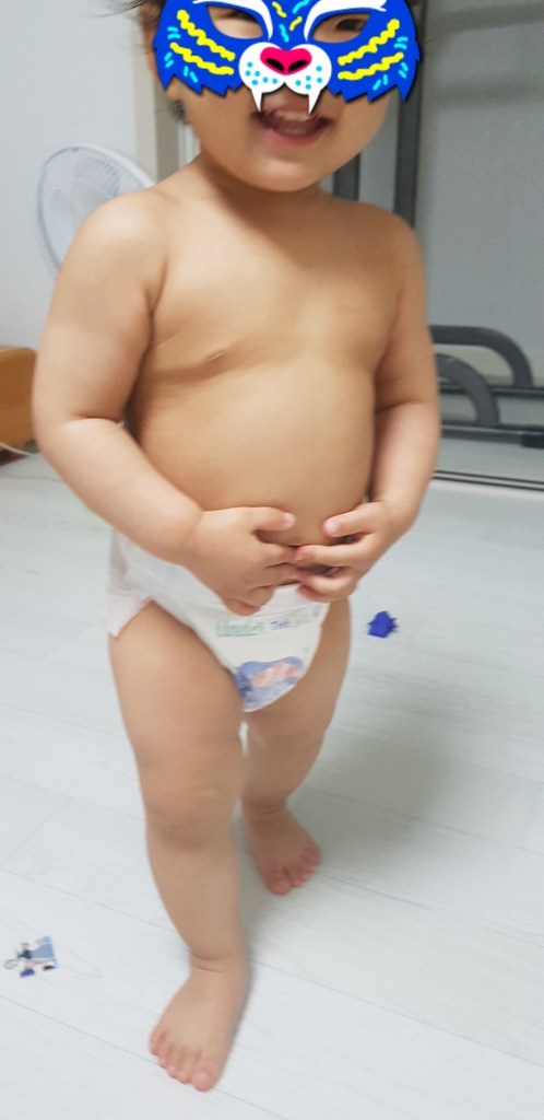 보솜이 라이트핏 썸머 밴드형 기저귀 남녀공용 특대형 리뷰 후기