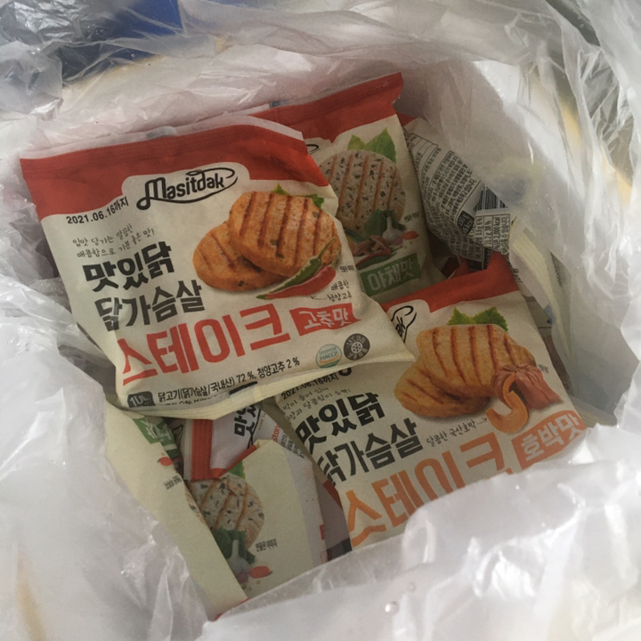 맛있닭 닭가슴살 스테이크 혼합구성 닭/오리고기&t;&t;양념/가공육&t;&t;기타닭고기가공육 리뷰후기