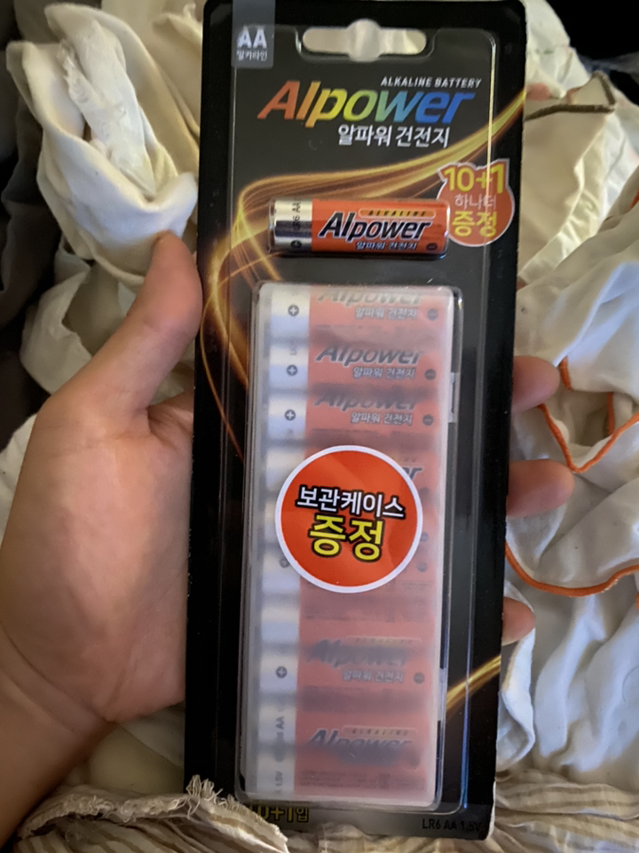 알파 알파워 알카라인 건전지 R6 AA 10 1