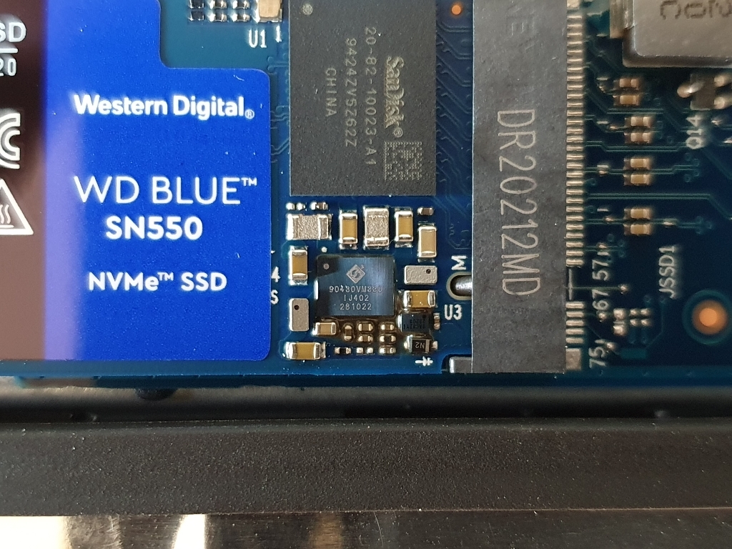 WD Bue SN550 NVMe SSD M2 2280 리뷰후기