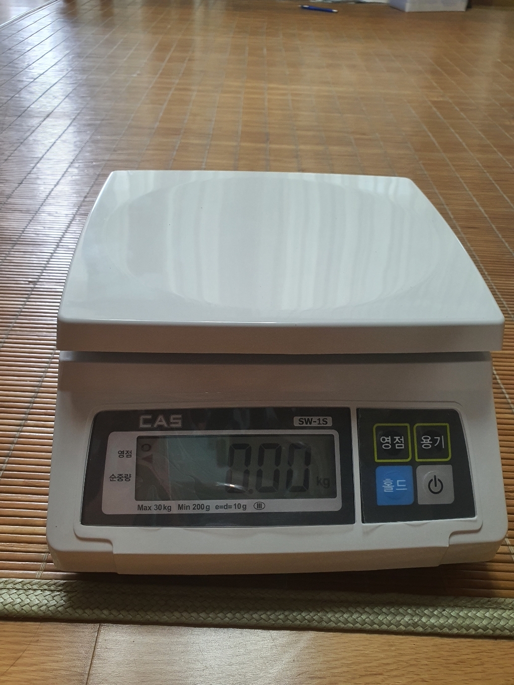 카스 단순중량 전자저울 최대 단위 SW-1S