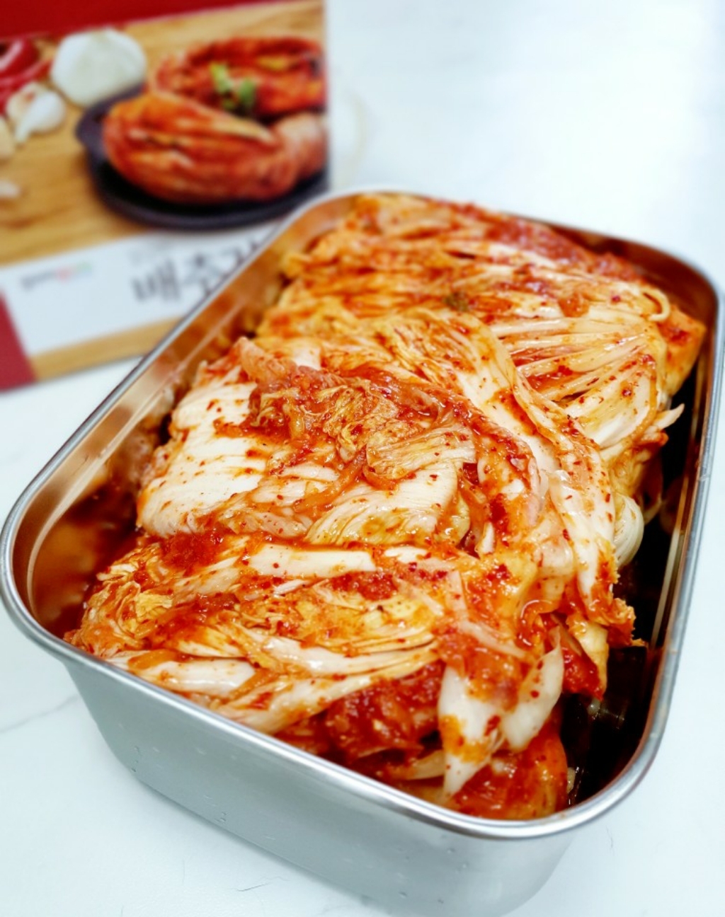 키친아트 멘토 스테인레스 김치통 핸디