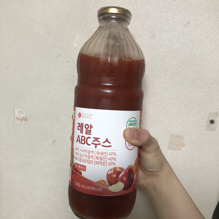 바로푸드 물 넣지 않은 NFC ABC주스 1병 2병 3병