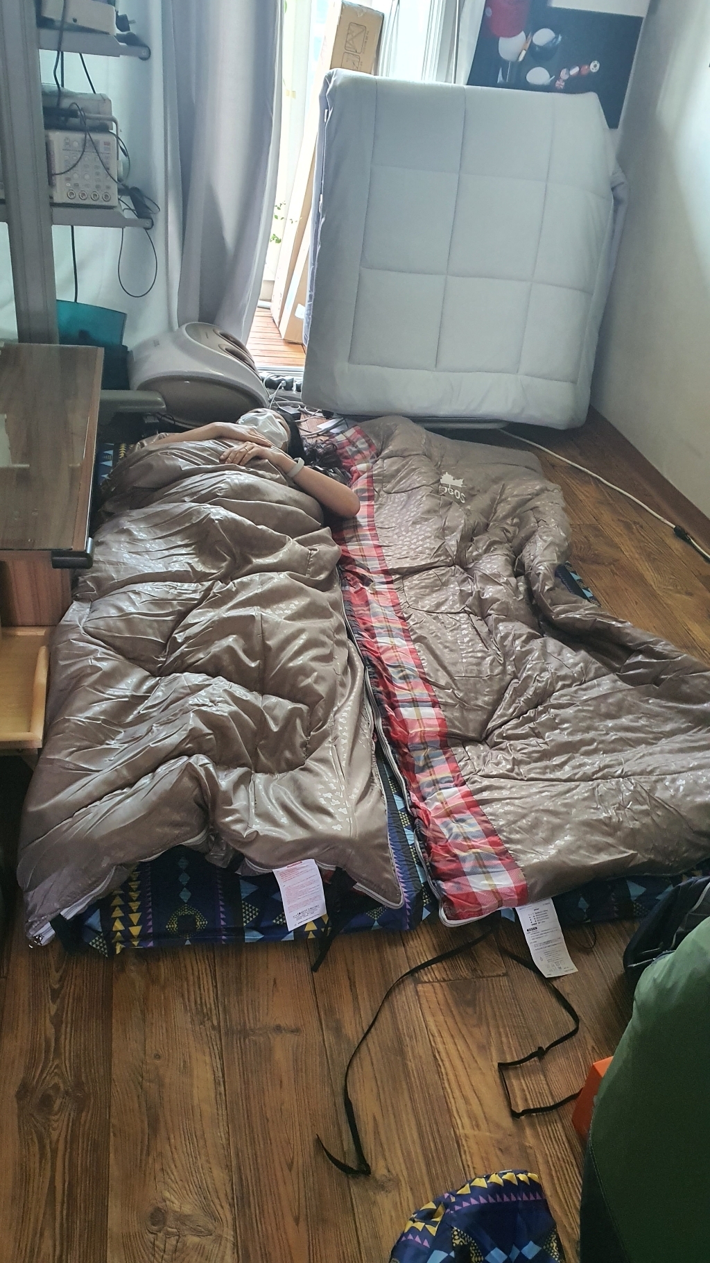로고스 체크 포인트 사계절 침낭