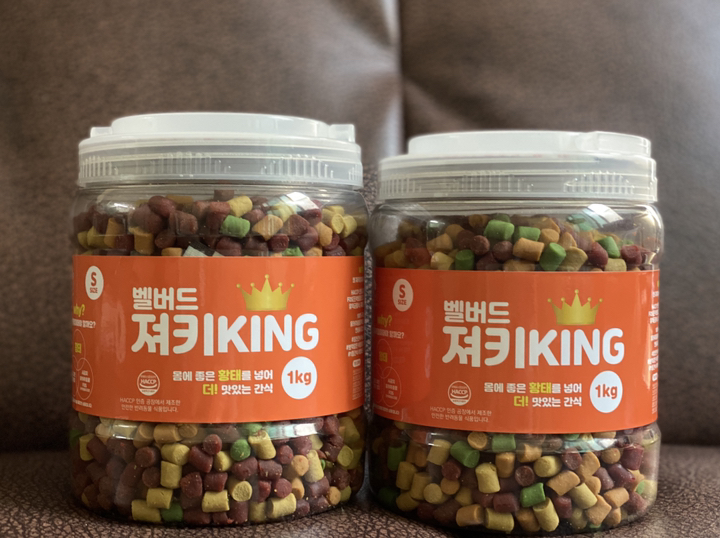 벨버드 져키킹 강아지 간식 S 리뷰후기