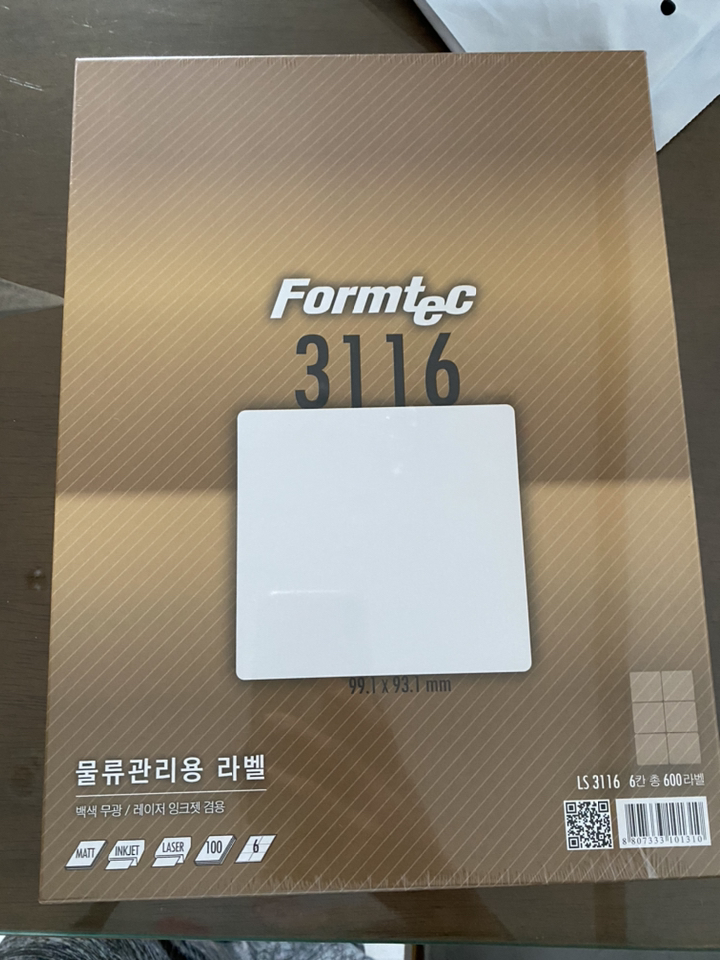 한국폼텍 폼텍라벨지 S3116