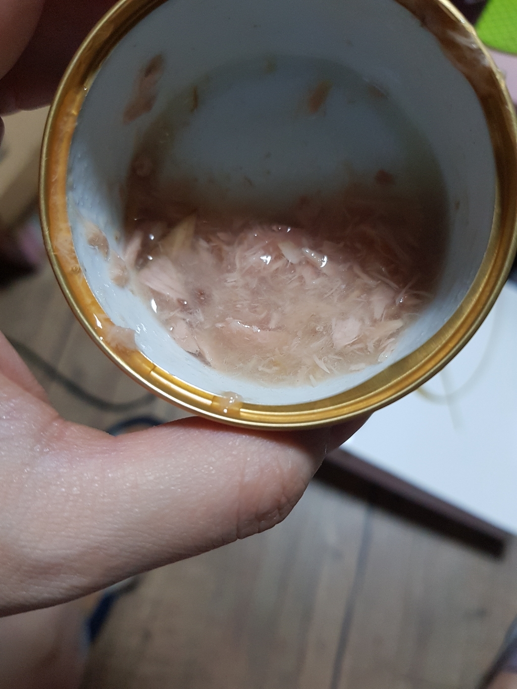 카르마 고양이 원형 캔 가다랑어 치어