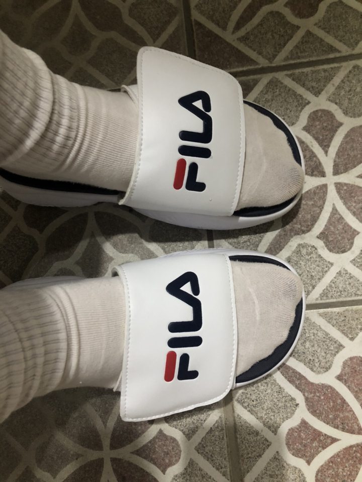 [폴더] FILA 테이퍼  벨크로 슬리퍼 말랑말랑 한 쿠션 리뷰후기