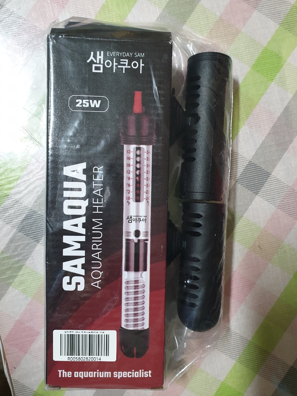 샘아쿠아 25w 히터 X-511-25W 보커버