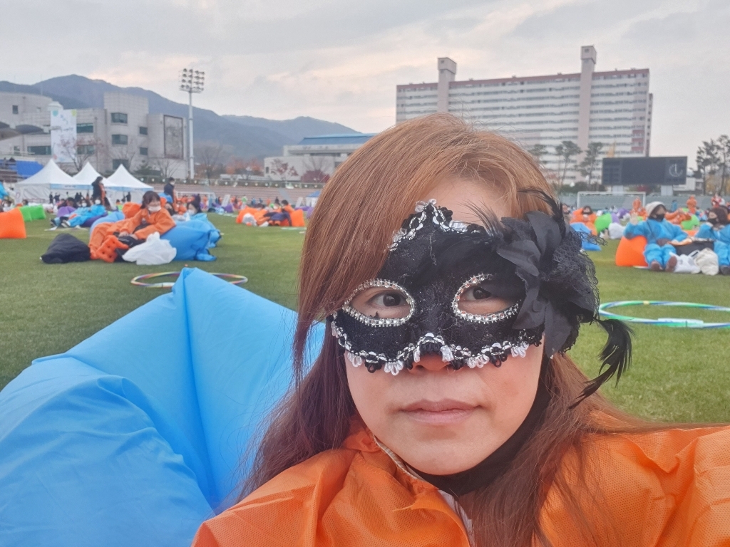 파티쇼 베네치아 플라워 반가면