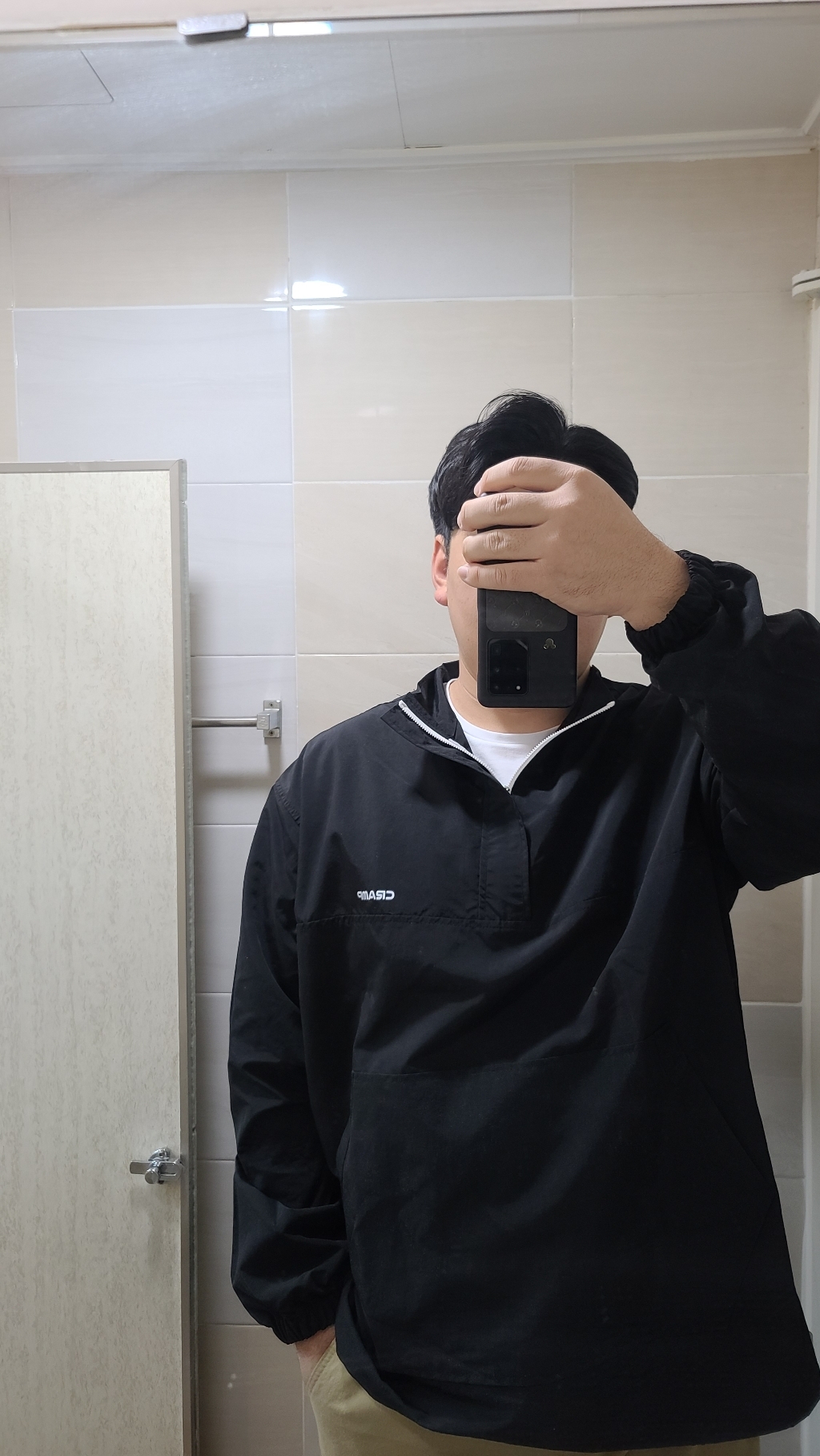 빅사이즈클럽 남성용 CRA 우븐 아노락