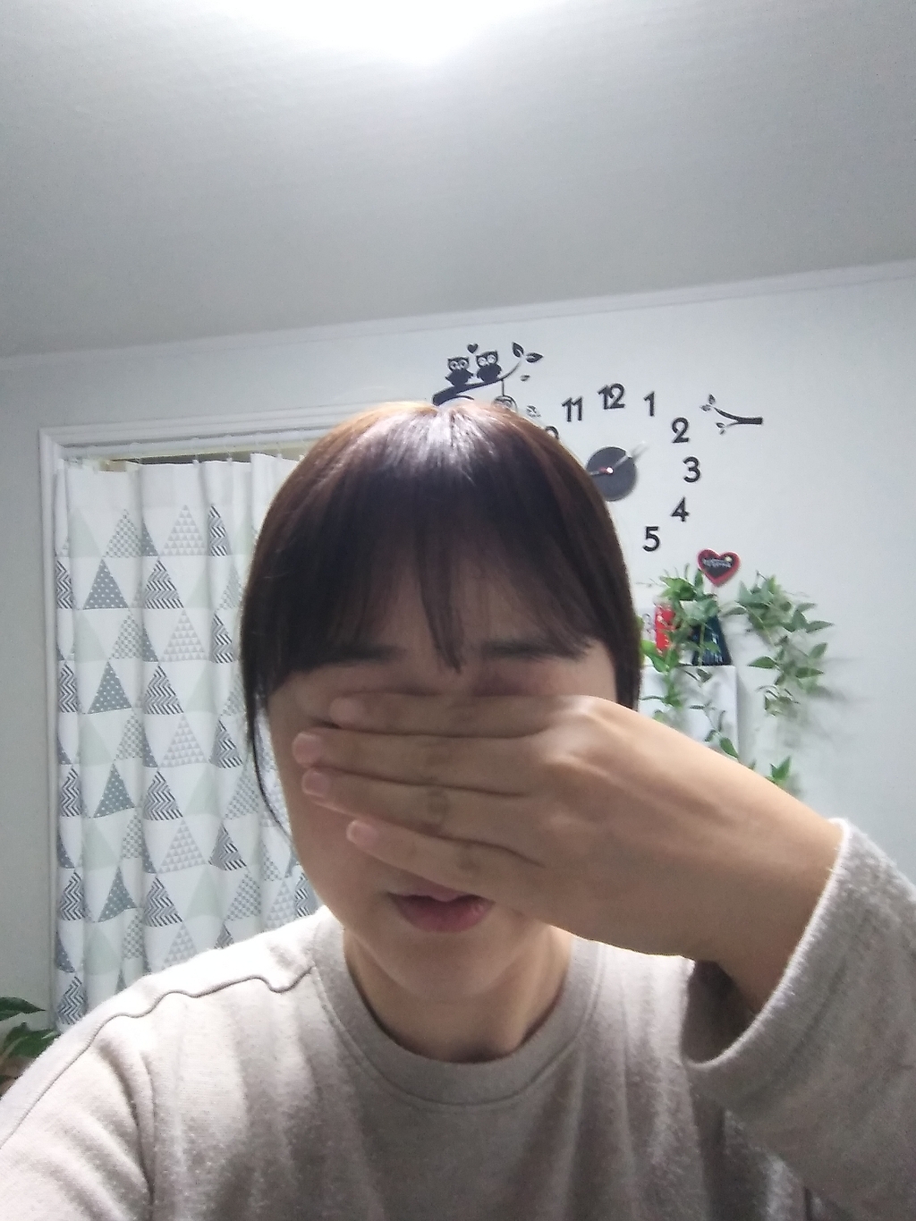 모드홀릭 가름마 보정 3중 불파트 앞머리 인모 부분가발 가발